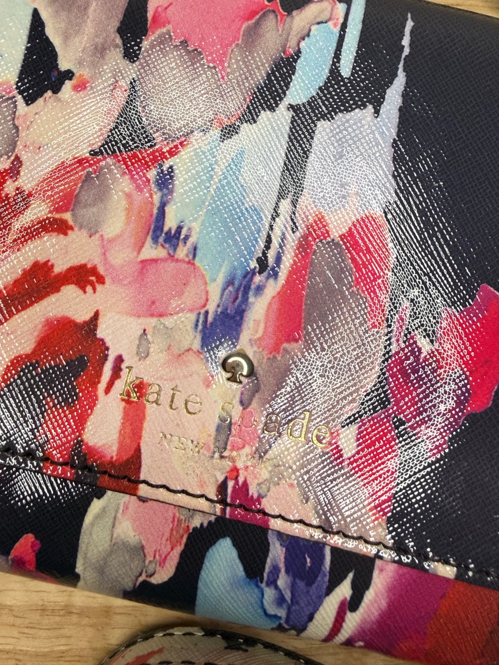 kate spade Laurel Way Blurry Floral Print Storybook Lining Crossbody Bag 2015 - Picture 4 of 13